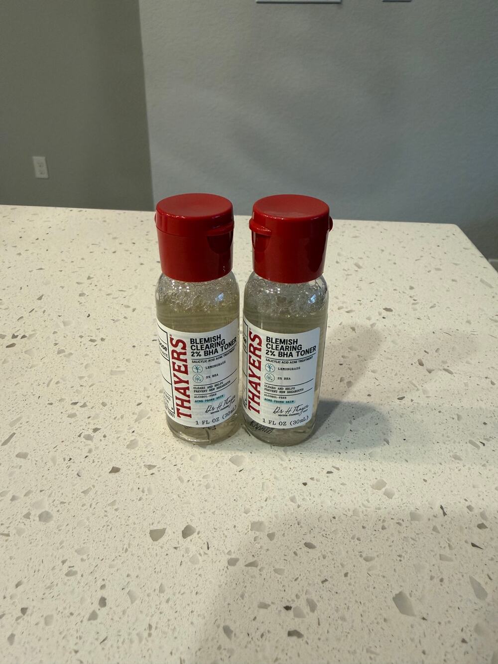 Thayers Blemish Clearing 2% BHA Toner Travel Size Bundle of 2 (1 oz Each)